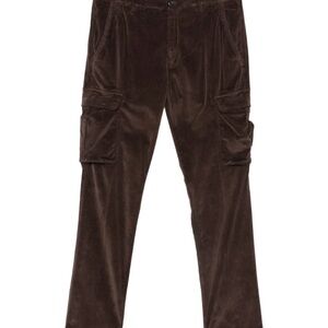 40weft Chocolate Brown Corduroy Cargo Pants Size 34